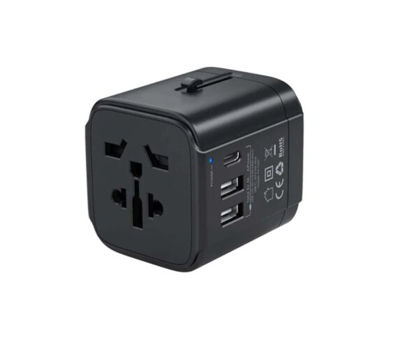 Anker 312 Outlet Extender (Universal Travel Adapter) A9212k11 - Black - Image 2