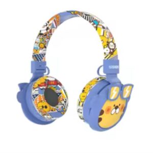 Moxedo Junior Tiger Wireless On-ear Headphones -blue