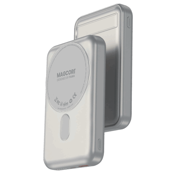 Pawa Magcore Magsafe 10000mah Powerbank With Built-in Stand - Titanium