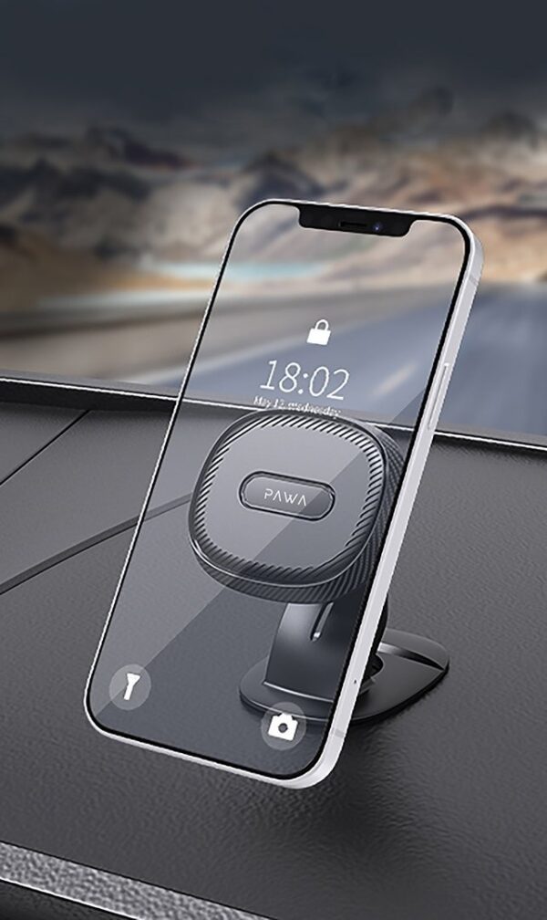 Pawa Magnetic 2in1 Car Mount With Six Rubidium Magnets Black - Image 3