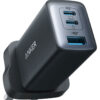 Anker GaN Charger / 65W Power / 2 Type-C Ports & 1 USB-A Port / Black