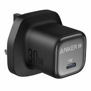 Anker Zolo Charger / 30W / Ultra-Compact / Supports PD & GaN / With Type-C Port / Black