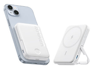 Anker MagGo Magnetic Powerbank / Built-in Stand / Supports MagSafe / 5000 mAh / White