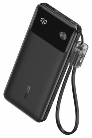 Anker Powerbank 10000 mAh / Built-in Type-C Cable / 1 Type-C & 1 USB Ports / 22.5W