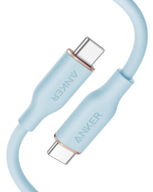 Anker PowerLine Flow Cable 3rd Generation / Type-C to Type-C / 100W Power / 1 Meter / Blue