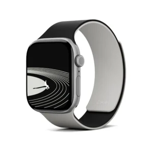 Moft Duo Snap Apple Watch Band Jet Black + Beach White