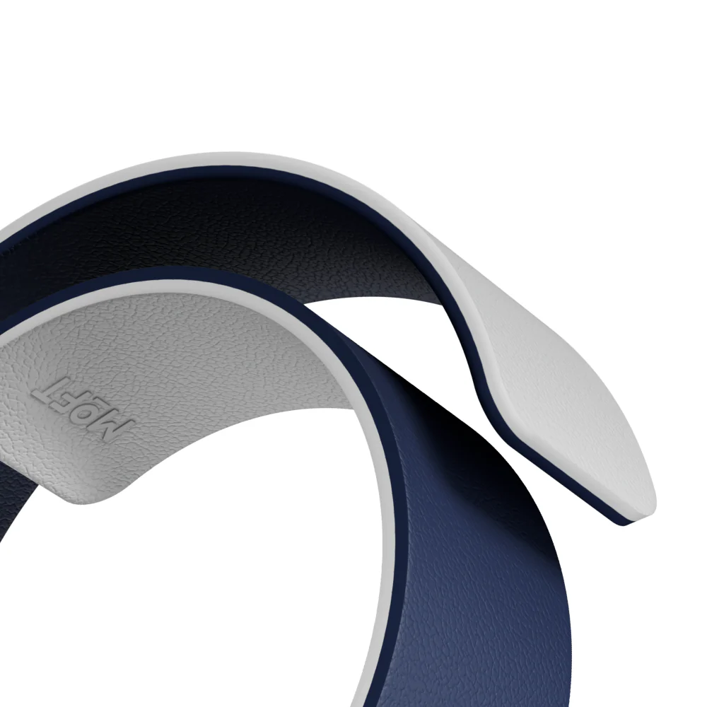 Moft Duo Snap Apple Watch Band Navy Blue + Misty Cove - Image 5