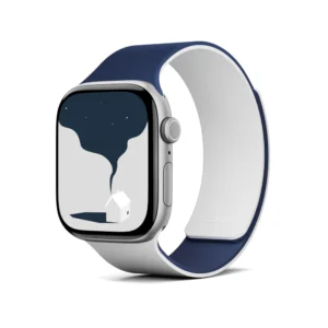 Moft Duo Snap Apple Watch Band Navy Blue + Misty Cove