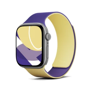 Moft Duo Snap Apple Watch Band Panna Cotta + Purple