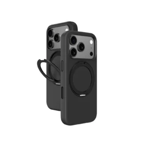 Amazingthing Cloudie Magspin Drop Proof Case For iPhone 17 Pro Max – Black