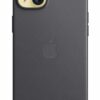 Original Apple FineWoven Case for iPhone 15 Plus / Supports MagSafe / Black