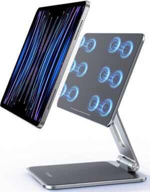 Baseus Magnetic iPad Stand / Adjustable Height & Angle / Supports 12.9 inch iPad