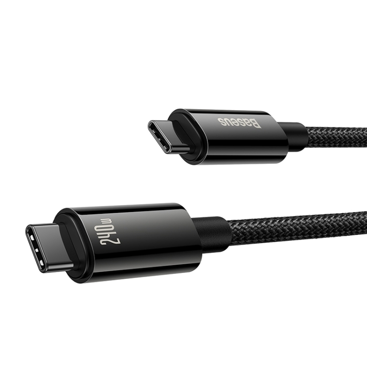 Baseus Type-C to Type-C Cable / 240W Power / 1 Meter / Black - Image 3