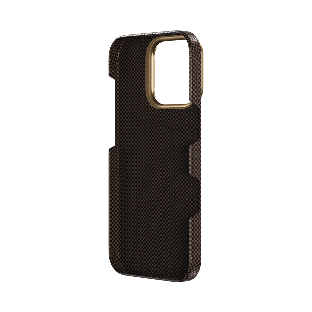Benks ArmorTint Magnetic Case (Kevlar® fiber) Gold - IPHONE 16 Pro Max - Image 2