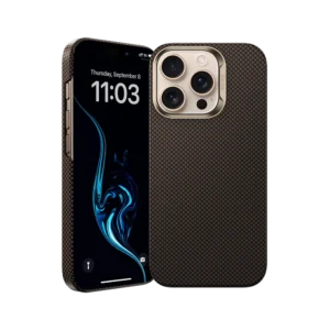 Benks ArmorTint Magnetic Case (Kevlar® fiber) Gold – IPHONE 16 Pro Max