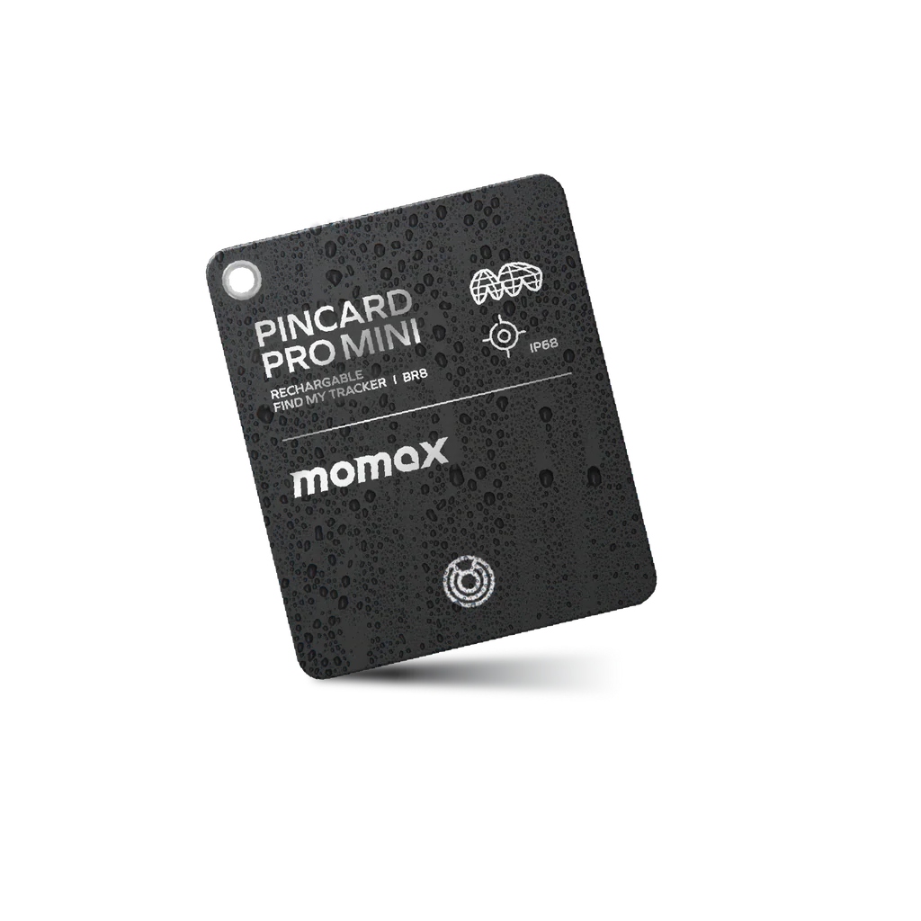 Momax Pincard Mini Findmy Gps Tracker With Wireless Charging