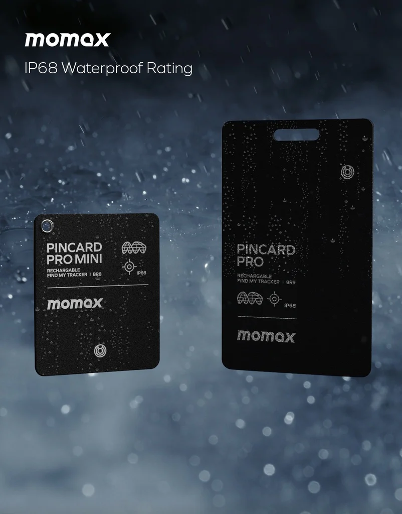 Momax Pincard Pro Apple Find My Certified Tracker Support Wireless Charging - Image 3