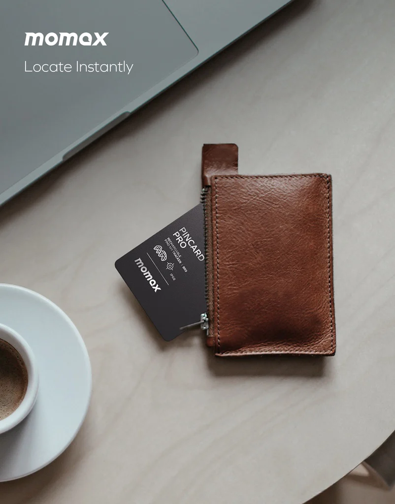 Momax Pincard Pro Apple Find My Certified Tracker Support Wireless Charging - Image 6