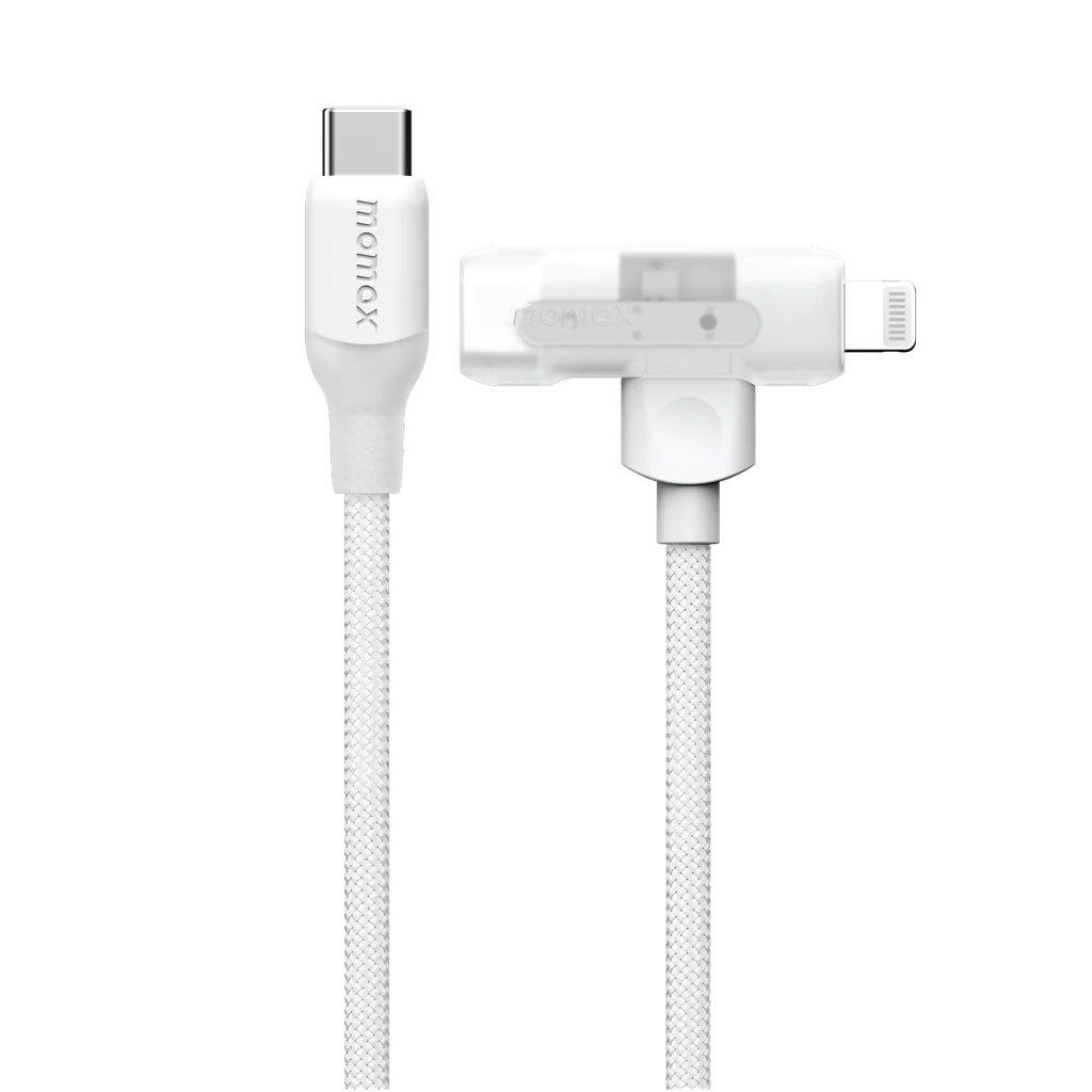 Momax 1-link Flow Duo 2in1 USB-C to USB-C+lightning Cable 1.5m