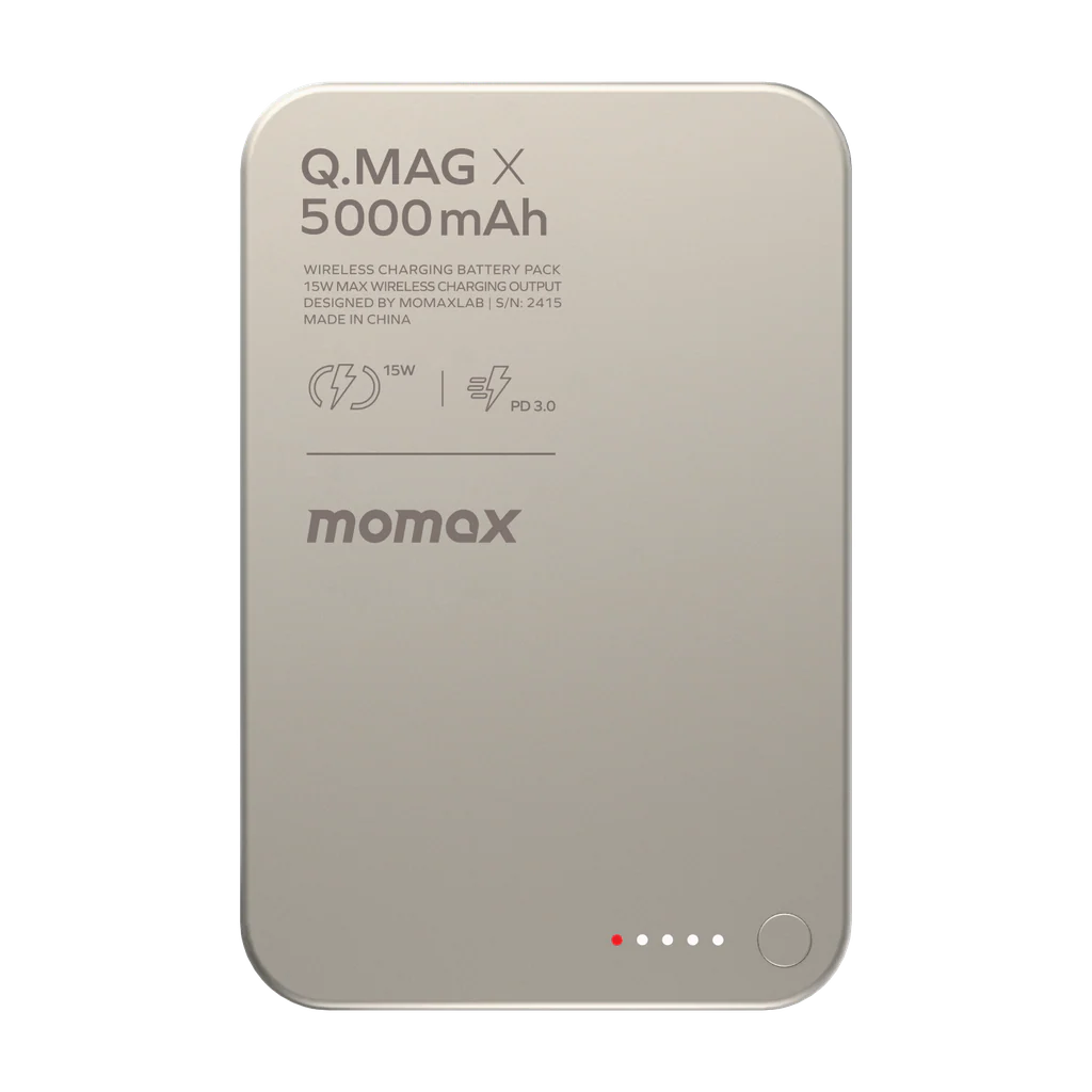 Momax Q.mag X 5000mAh Gen2 15w Ultra Slim Magsafe Wireless Power Bank - Image 6