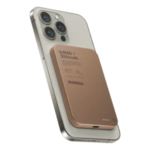 Momax Q.MAG X 5000mAh GEN2 15W Ultra Slim Magsafe Wireless Power Bank