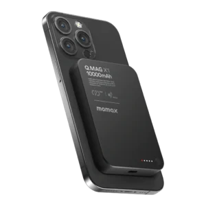 Momax Q.mag X1 10000mAh Gen2 15w Magsafe Wireless Power – Black
