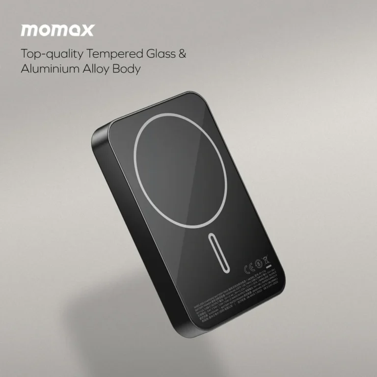 Momax Q.mag X1 10000mAh Gen2 15w Magsafe Wireless Power - Black - Image 4