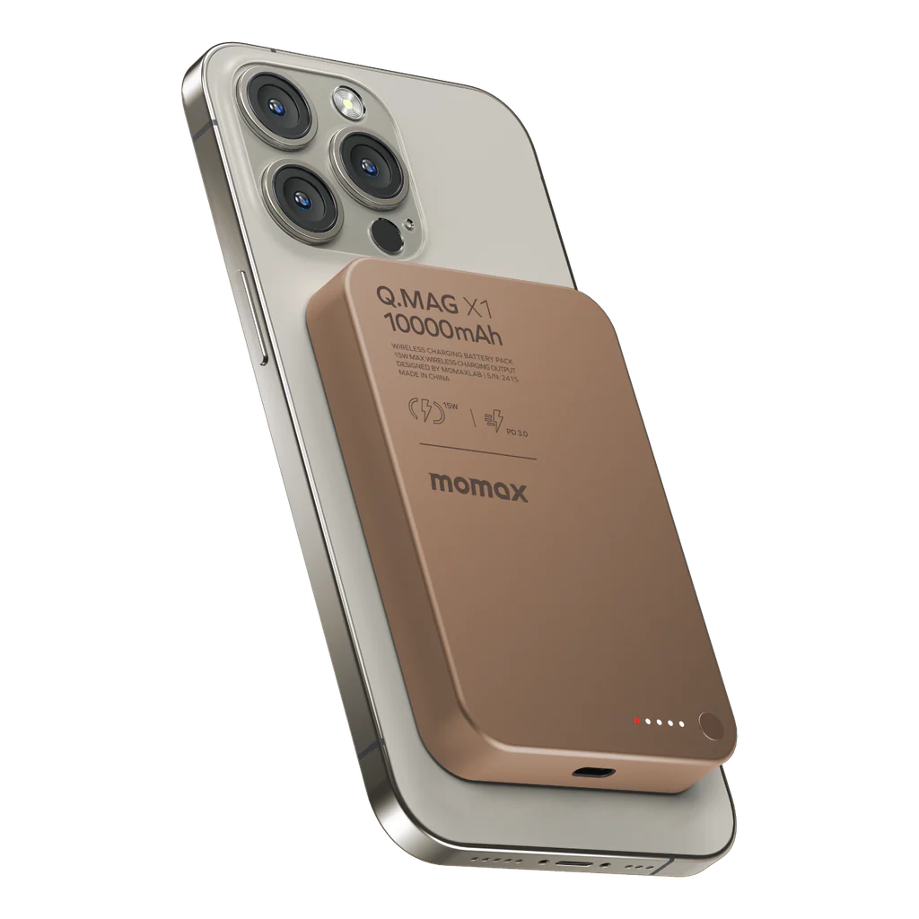 MOMAX Q.MAG X1 10000mAh Gen2 15w Magsafe Wireless Power Bank