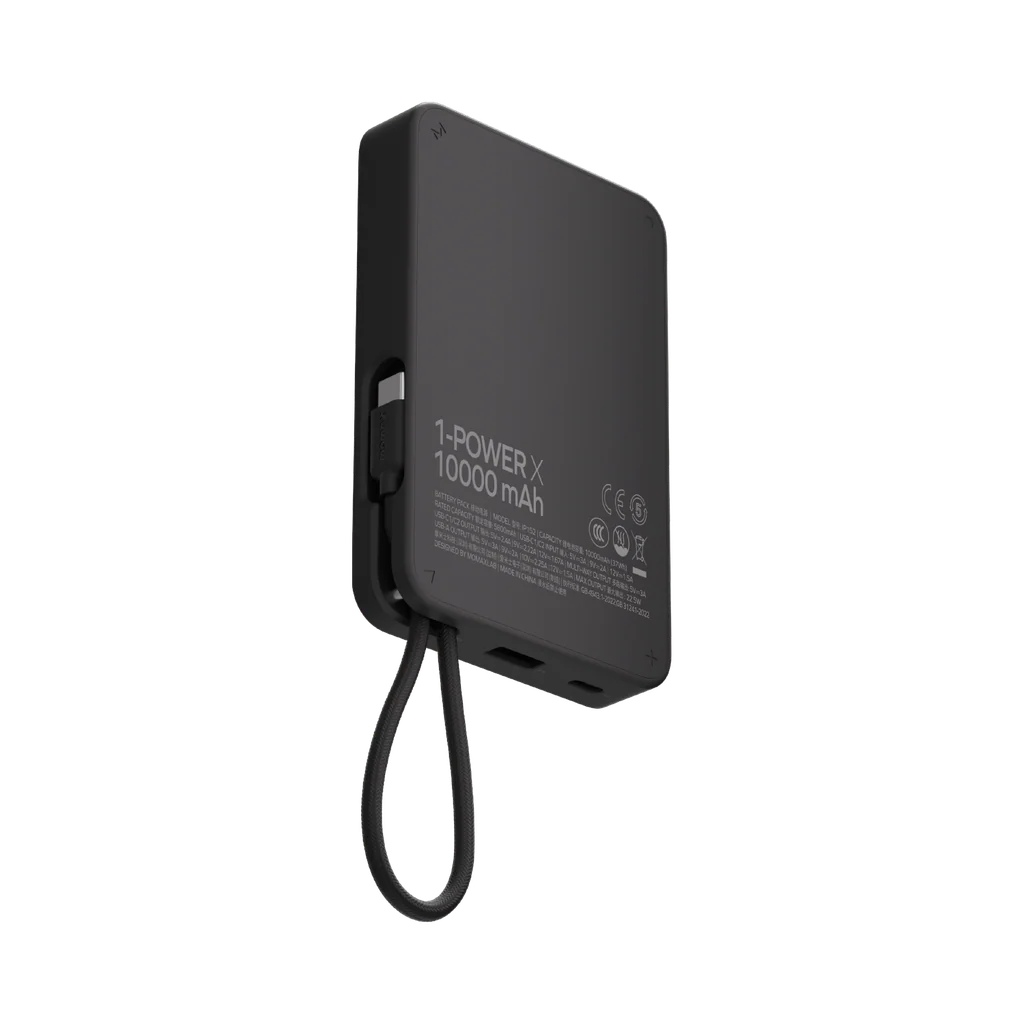 Momax 1-POWER X 10000mAh Power Bank With Built-in USB-C Cable - Image 2
