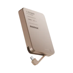 Momax 1-power F.pass+ 10000mah Power Bank With Built-in Cable & Magnetic Attachment