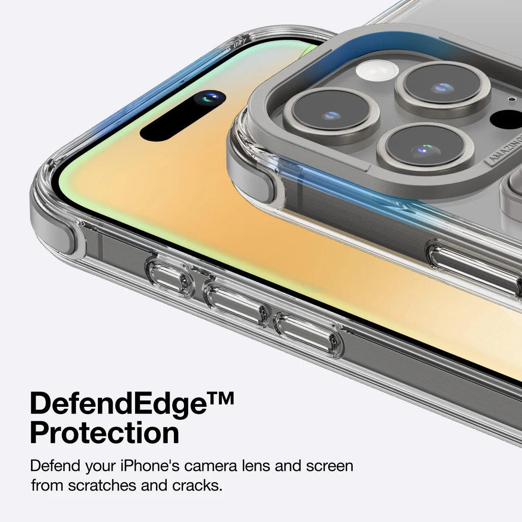 Amazingthing Omni Magsafe Drop Proof Case With Stand For Iphone 16 Series - Gray - Image 4