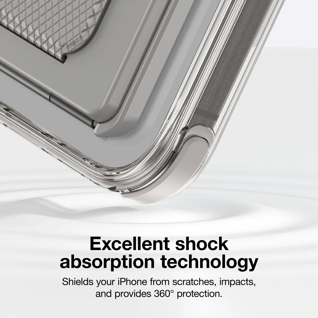 Amazingthing Omni Magsafe Drop Proof Case With Stand For Iphone 16 Series - Gray - Image 5