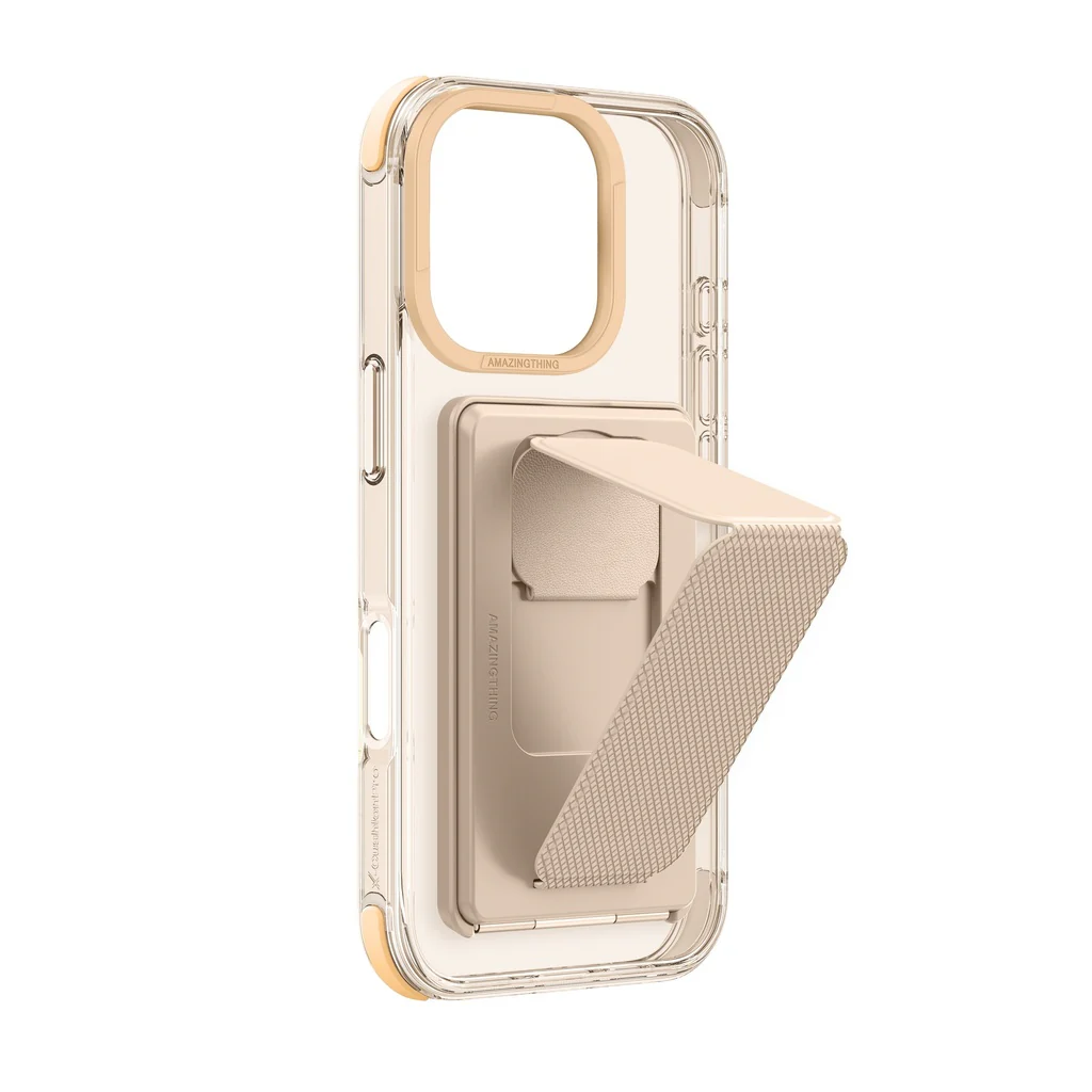 Amazingthing Omni Magsafe Drop Proof Case With Stand For Iphone 16 Series - Rose Gold - Image 3