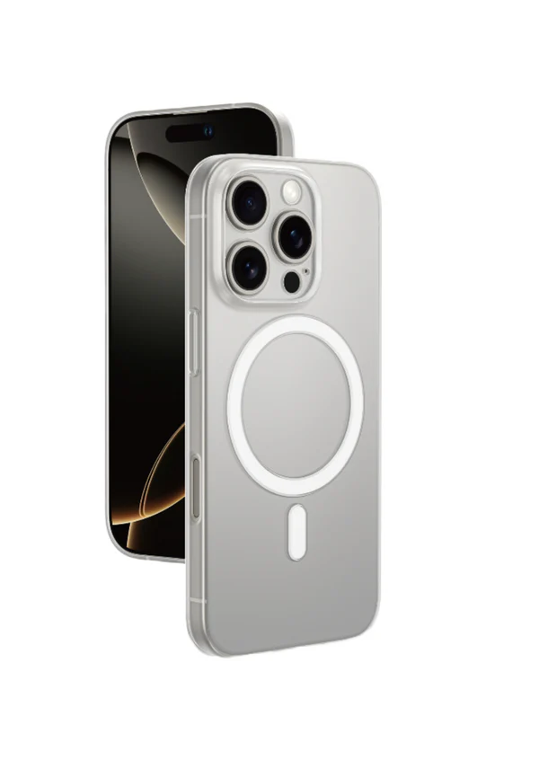 Amazingthing Minimal Air Magsafe Drop Proof Case For Iphone 16 Pro Max - Clear