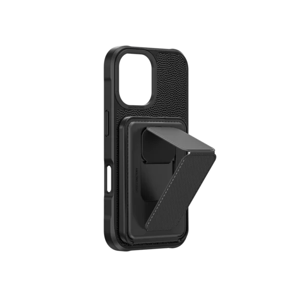 Amazingthing Glamour Magsafe Drop Proof Case With Wallet Stand For Iphone 16 Series
