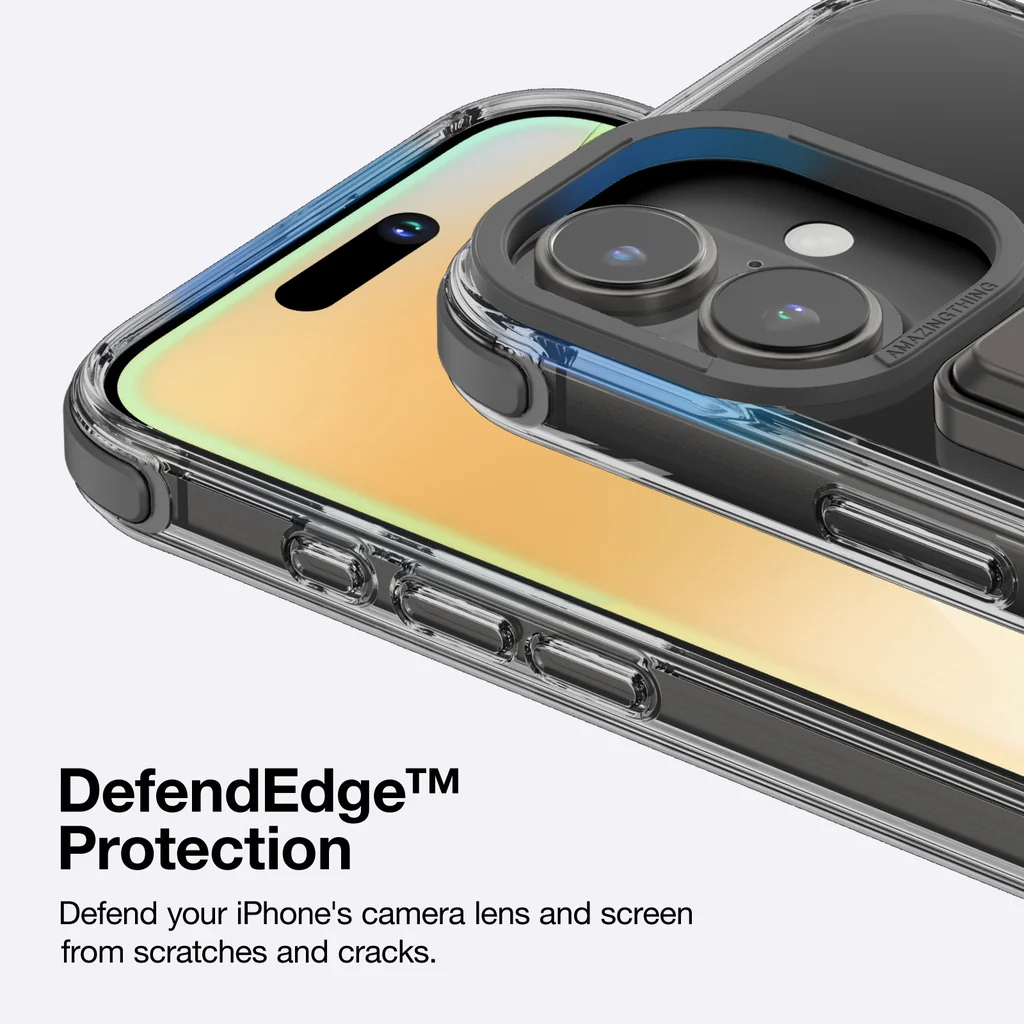 Amazingthing Omni Magsafe Drop Proof Case With Stand For Iphone 16 Series - Black - Image 3