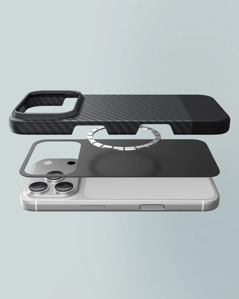 Amazingthing Titan Max Magsafe Drop Proof Case for iPhone 17 Pro Max - Hybrid Black - Image 4