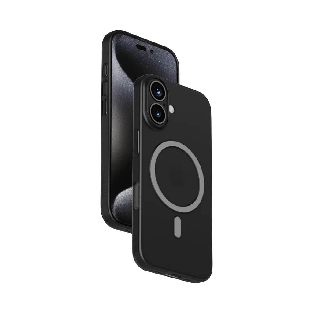 Momax Ultrathin Lite Magnetic Case For Iphone 16 Series - Black - Image 3
