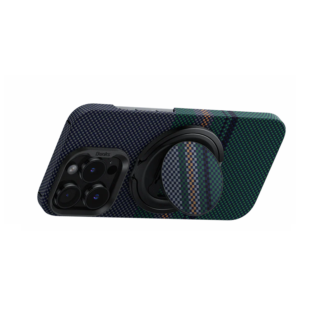 BENKS 360° Rotating MagClap Phone Grip & Stand - AURORA - Image 4