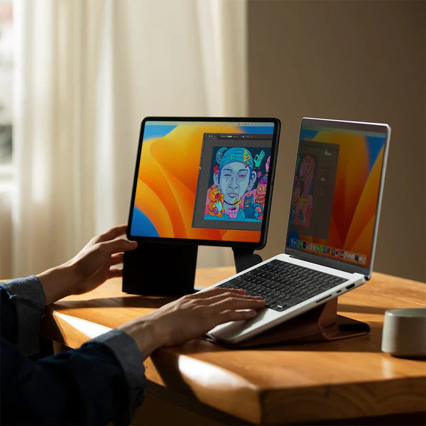 MOFT Snap Folio iPad Stand 12 - (Improved version 2024) - Brown - Image 6