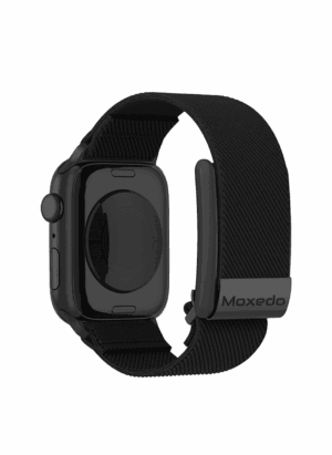 Moxedo Hybrid fit-weave Nylon Braided Band – Black