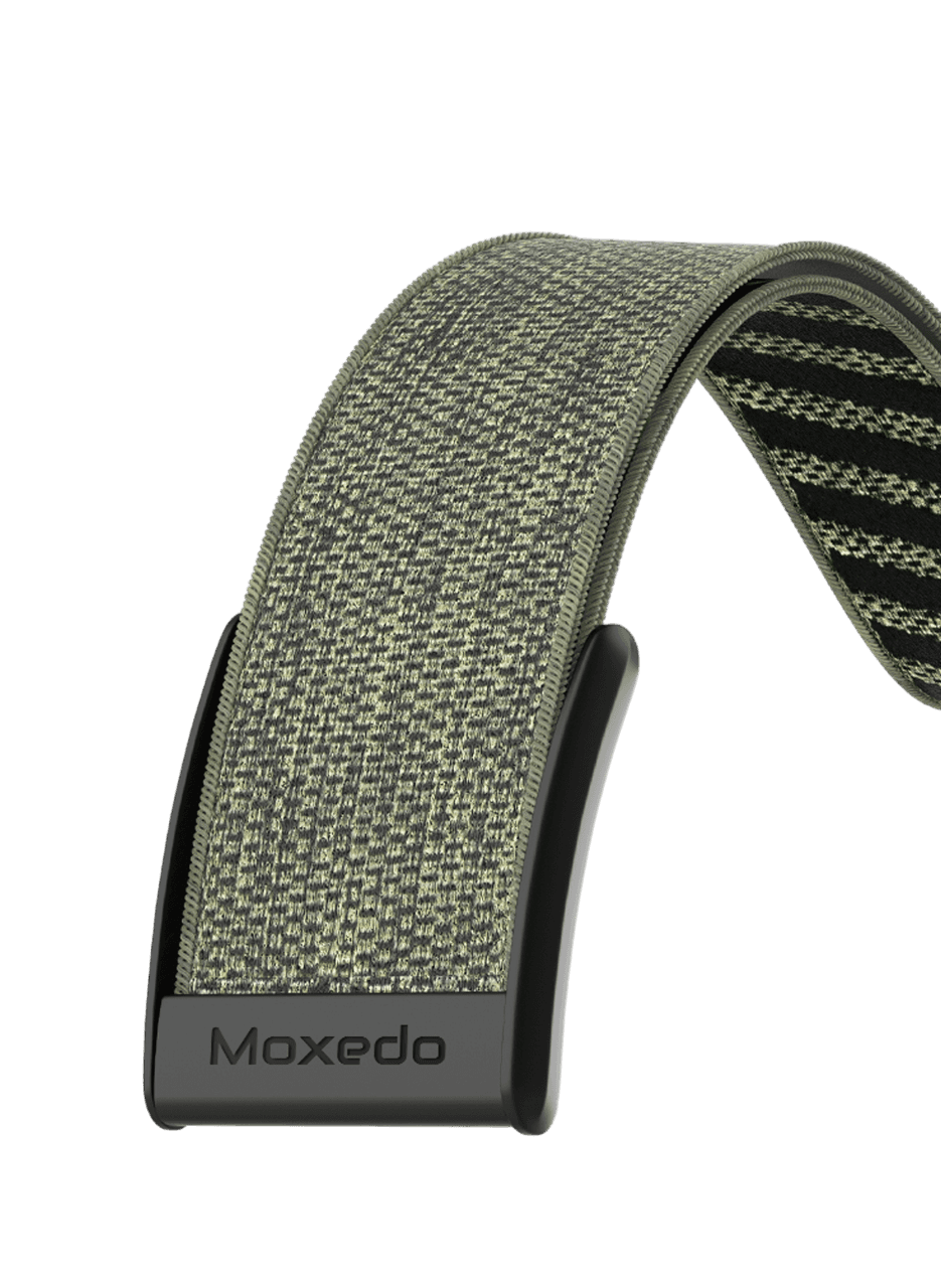 Moxedo Fit-Weave Nylon Braided Band - Cray Green
