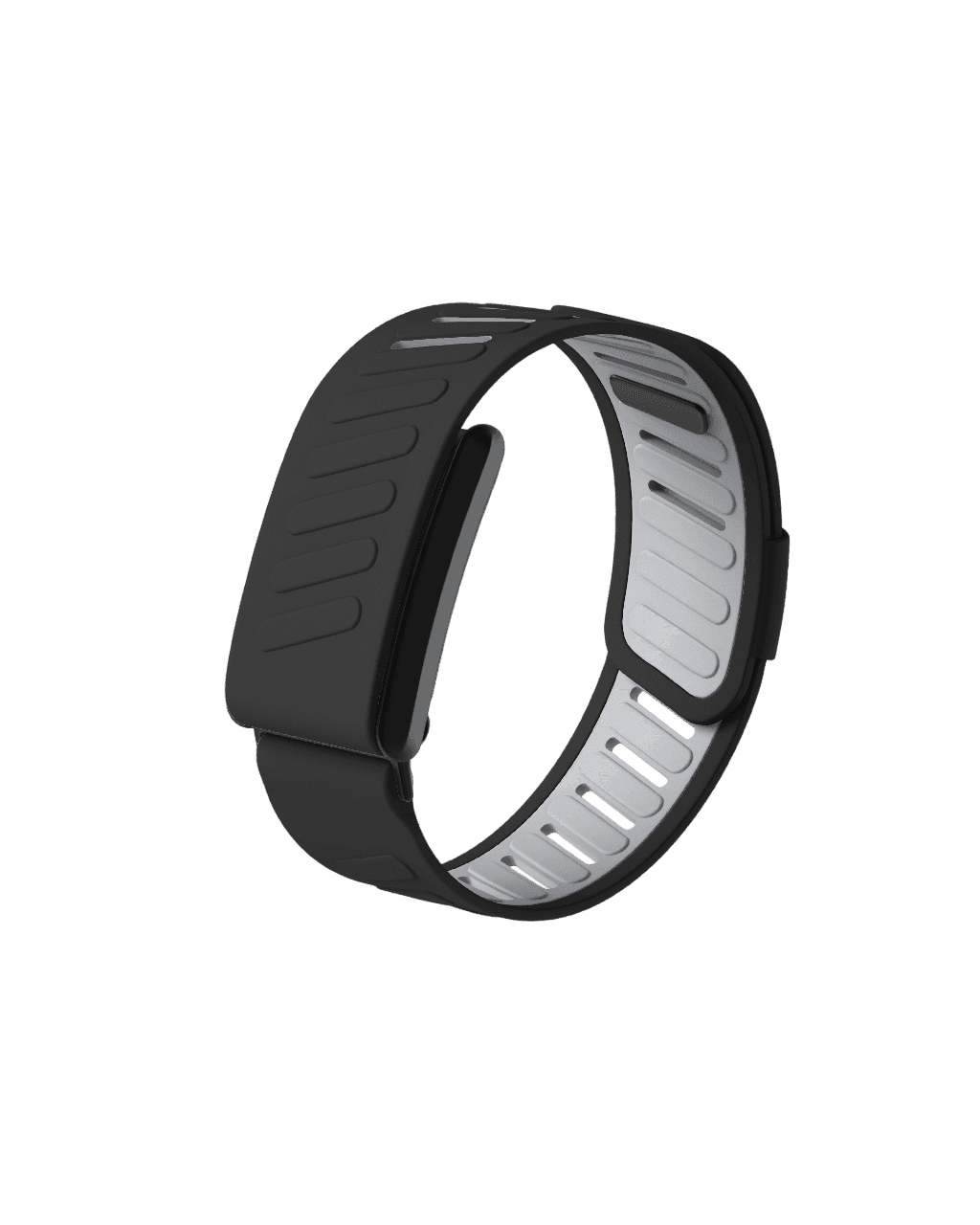 Moxedo Flow-Fit Silicone Watch Strap for Whoop 4.0 - Black Gray