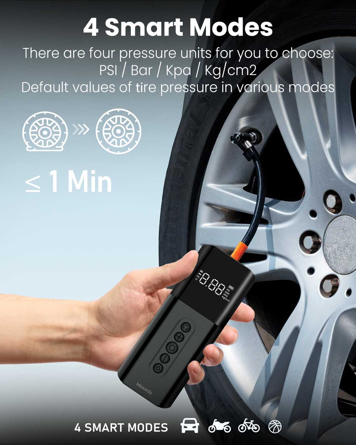 Moxedo Air Dynamo Portable Air Pump - Image 3