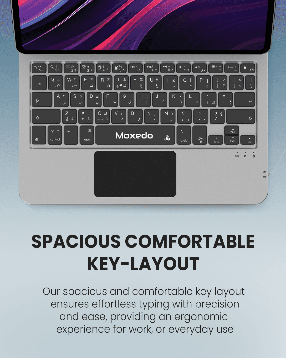 Moxedo Magic Wireless Keyboard iPad 11" Pro (2024) - Image 2