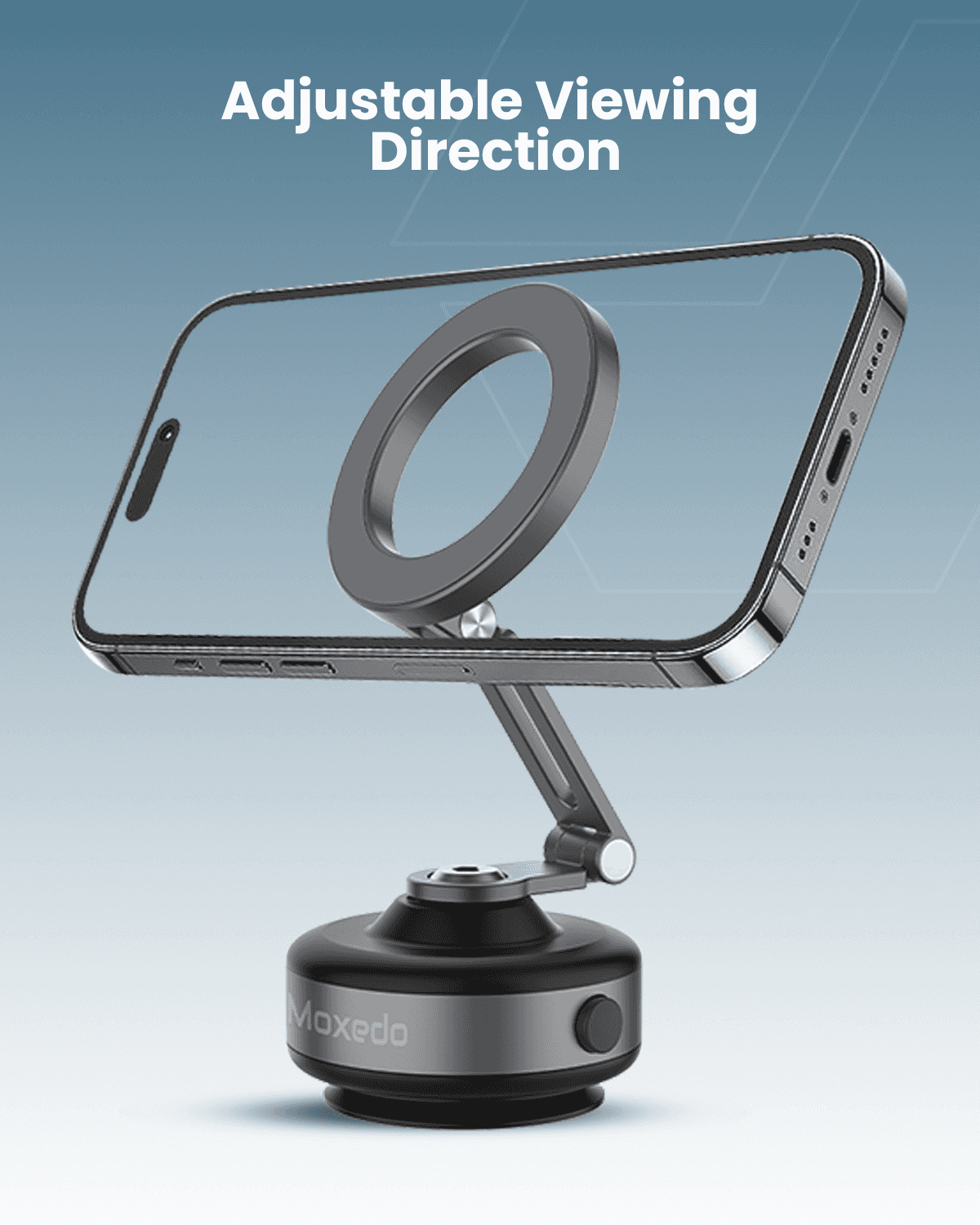 Moxedo Vacuum Suction Electric Magnetic Phone Holder - Image 2