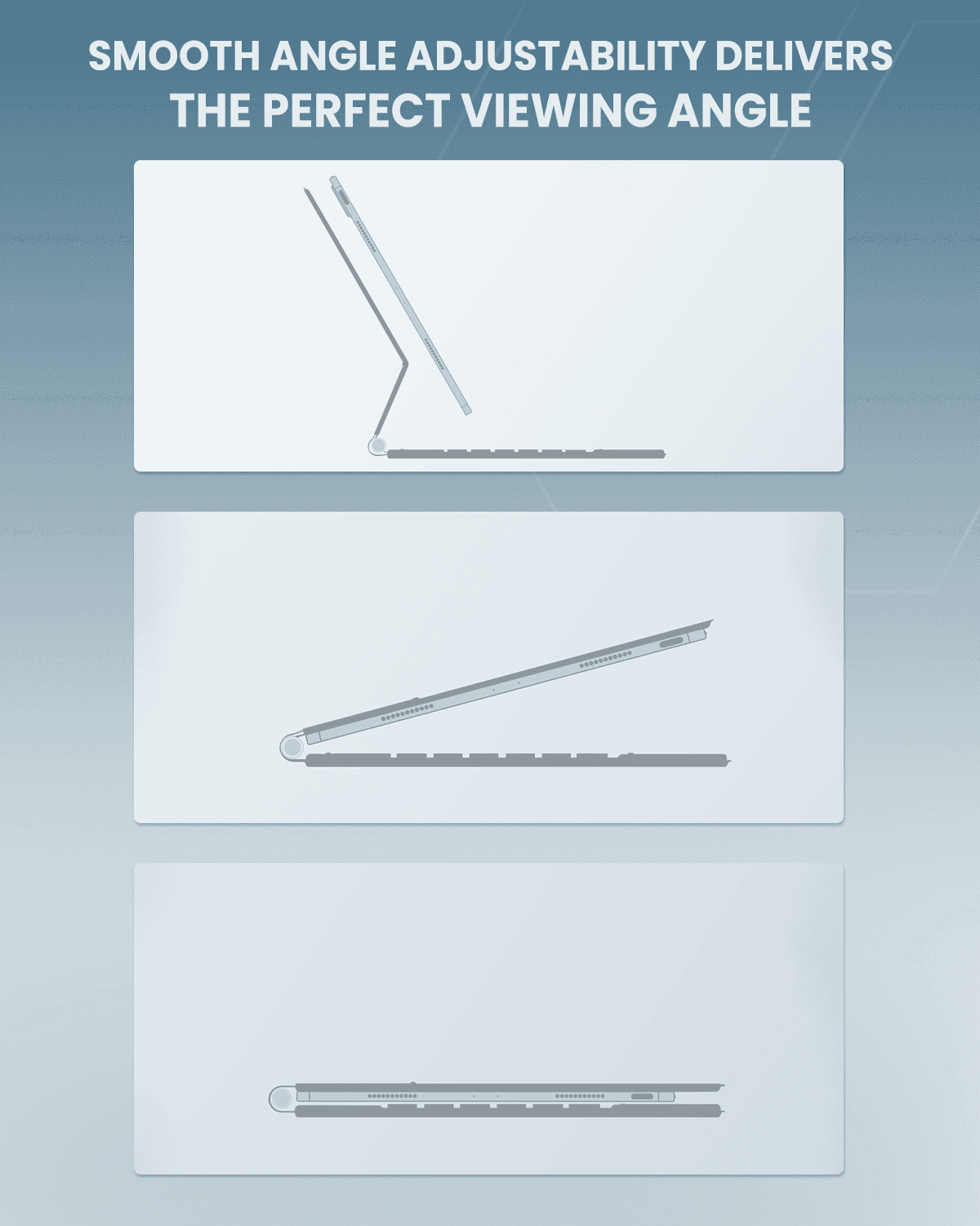 Moxedo Magic Wireless Keyboard iPad 11" Pro (2024) - Image 3