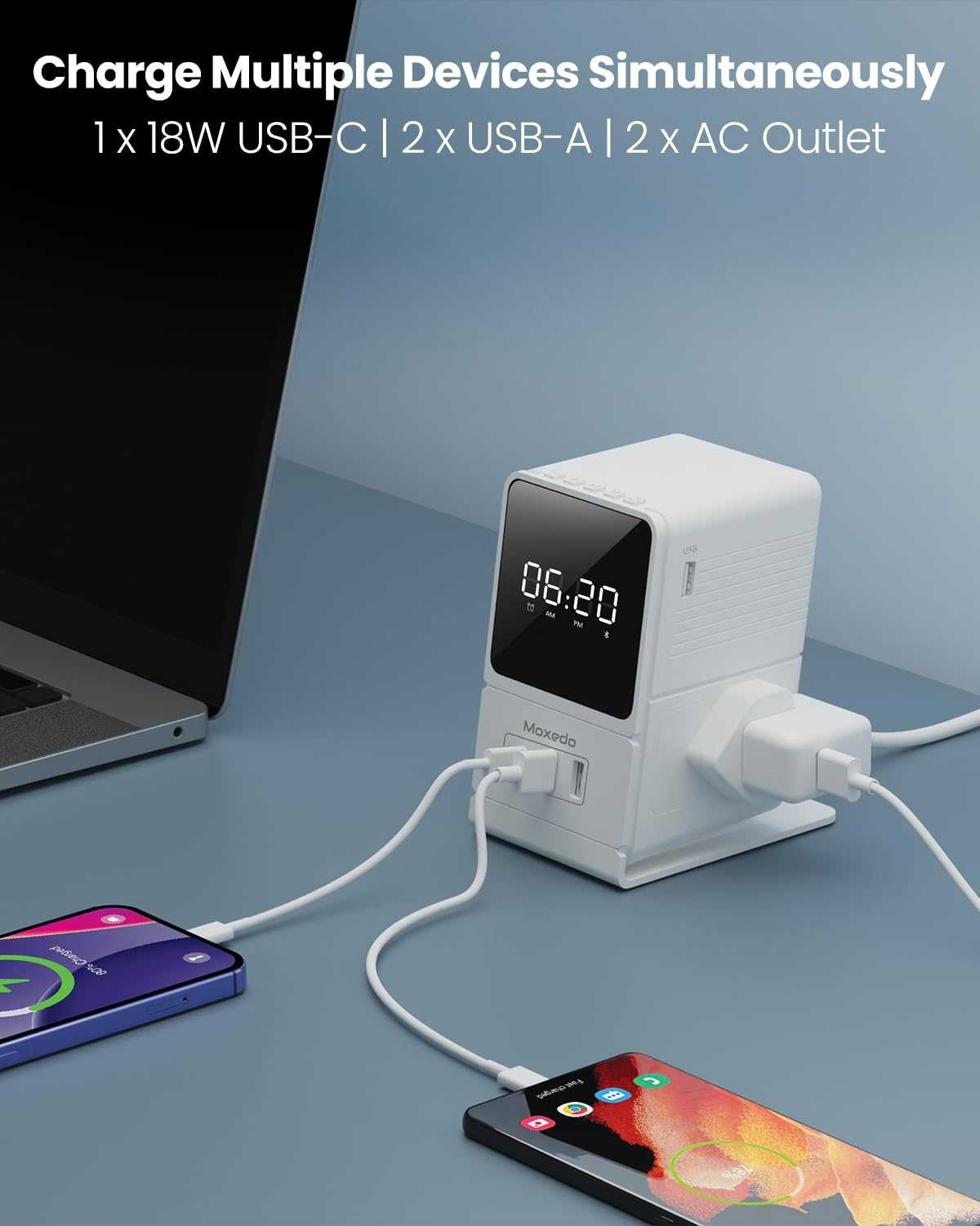 Moxedo Multi- Function 3250W Desktop Charging Hub - Image 2