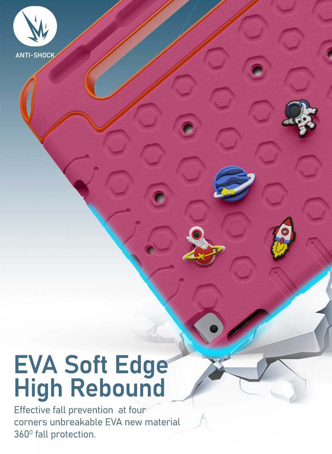 MOXEDO RUGGED TABLET CASE IPAD 10.2 CARTOON PINK - Image 2