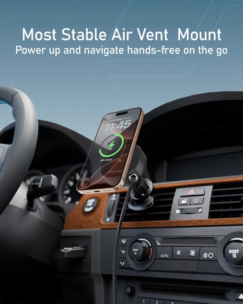 Moxedo 2 in 1 Wireless Charger Phone Holder - Image 6